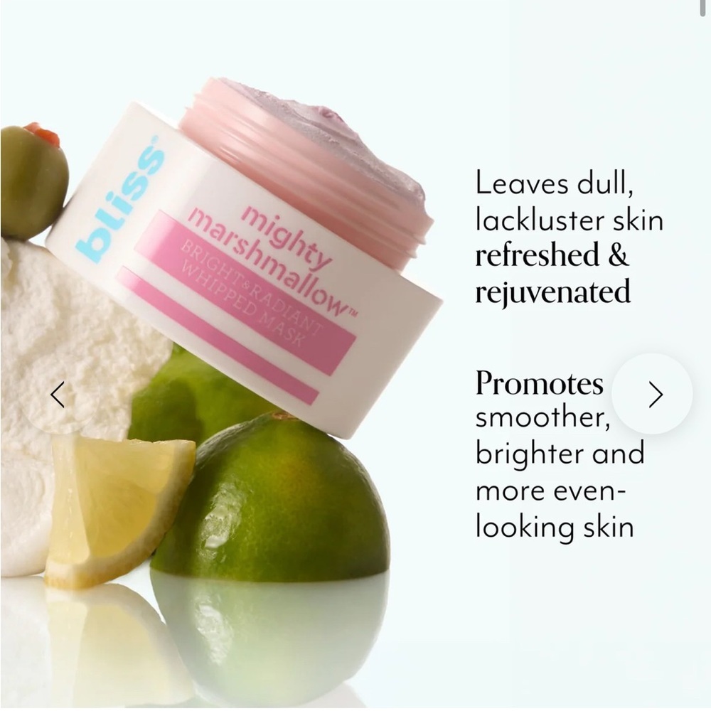 Bliss Mighty Marshmallow Bright & Radiant Mask - Pink and White - Picture 4 of 7